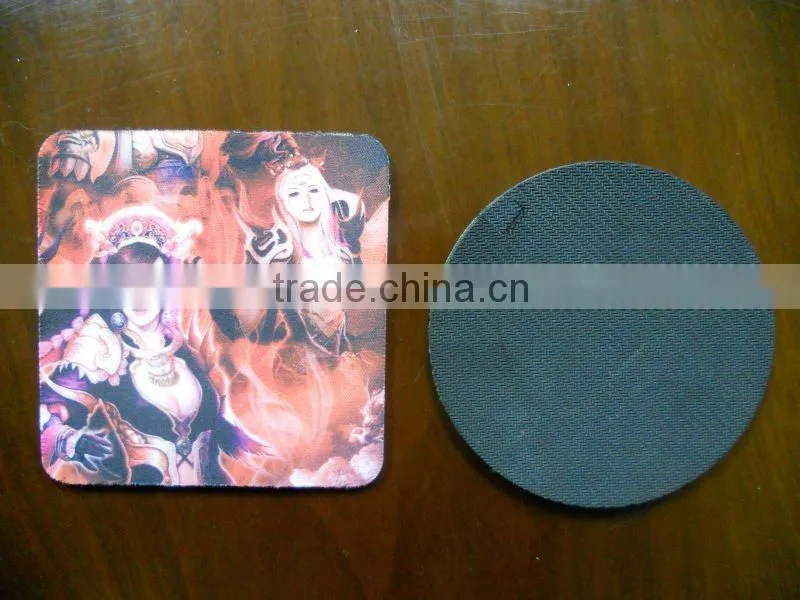 PVC rubber cheap cup pad Coaster