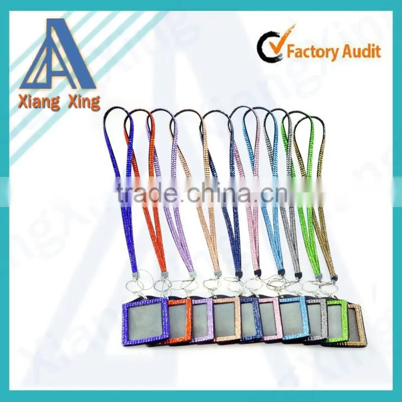 Wholesale High Quality Bling Rhinestone Lanyard with Id Holder Wholesale