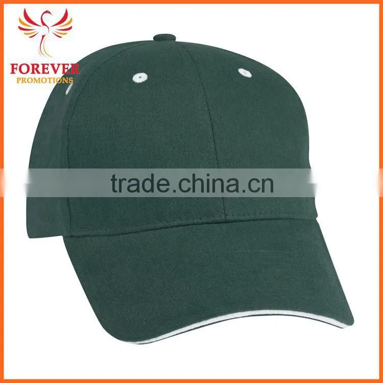 Chinese Manufactory Baseball Caps Cheap Embroidery Sandwich Baseball Visor
