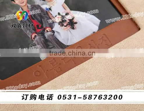 newest design beautiful PU album cover with case China most professional manufacture