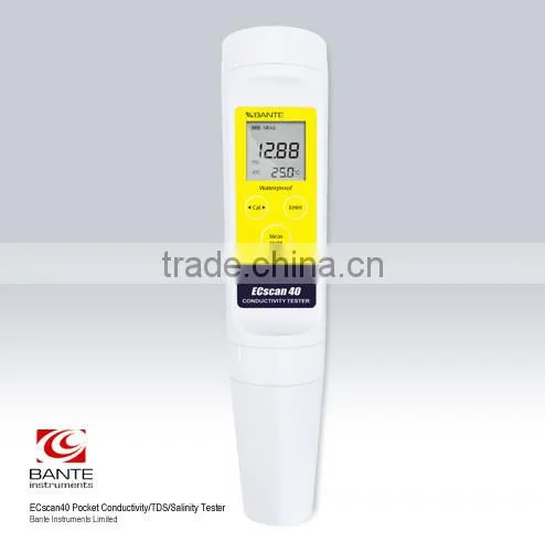 ECscan40 Waterproof Pocket EC Meter | Pocket EC/TDS/Salinity Meter