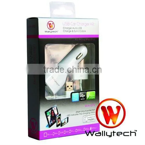 Wallytech WIA-075 USB Car Charger for iphone for ipad