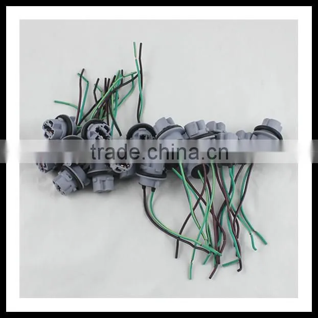 china supplier 7440 Bulb Socket Brake Turn Signal Light Harness Wire LED Pig Tail Plug 992 T20