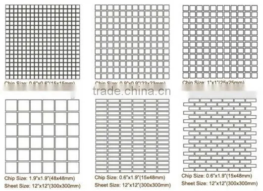 American Standard Good Quality Rhombus Shaped White Marble Mosaic Tiles