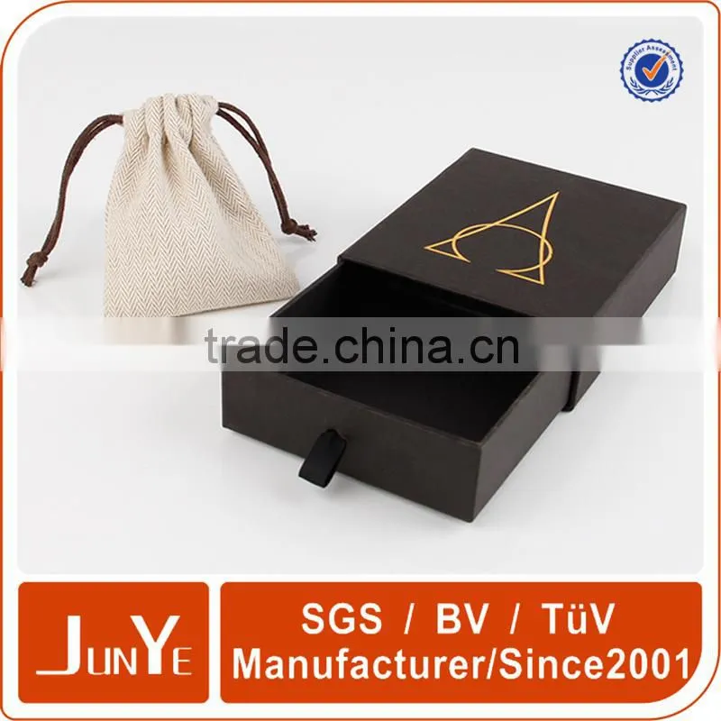 company name printing paper gift box with transparent window