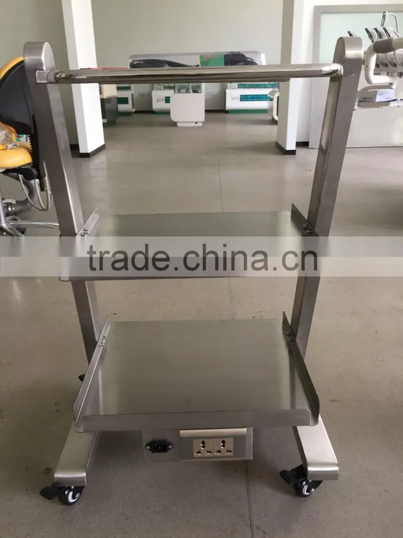 New ! High grade stainless steel Dental clinic trolley, mobile cabinet !