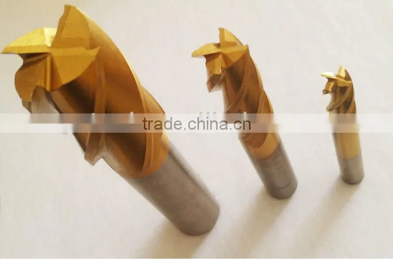 HSS End mills with straight shank DIN844