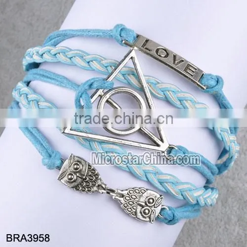 Women Men Infinity Love Anchor Cute Charm Bracelet DIY NEW Hot