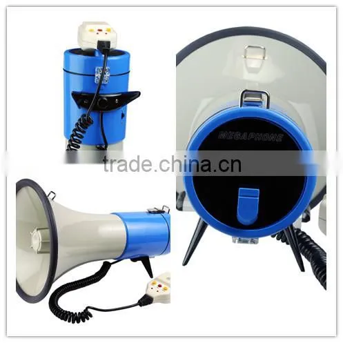 50w recordable mp3 megaphone with usb & sd