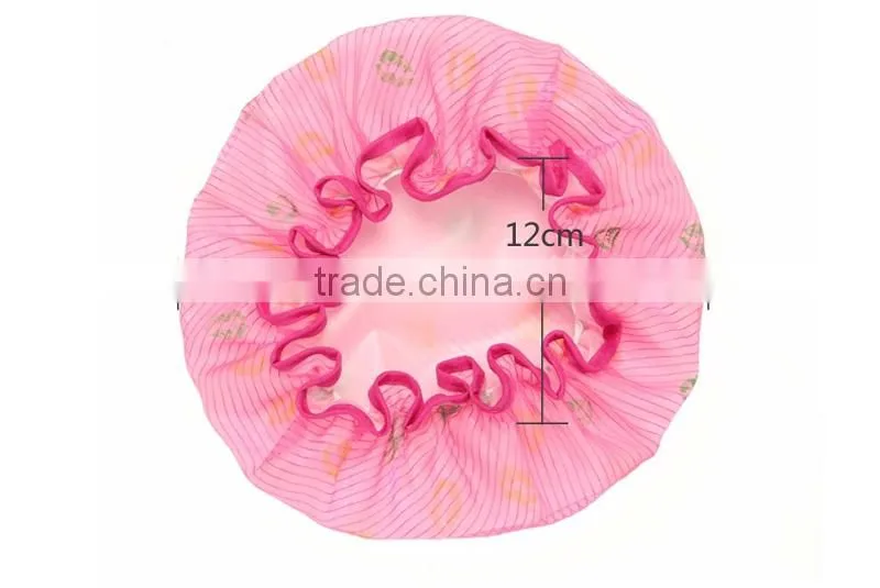 2015 New thickening dry hair hat bath women girl lace shower cap