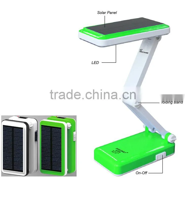 Folding lights rechargeable Table lamp Solar desk lamp