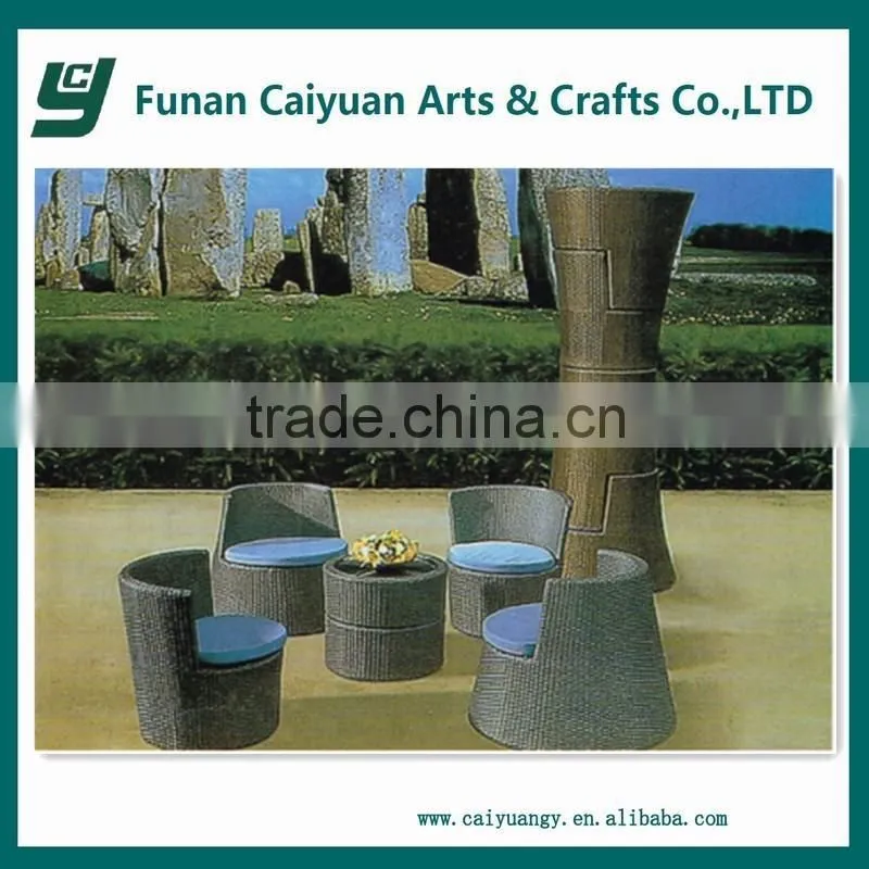 PE rattan garden sets outdoor furniture