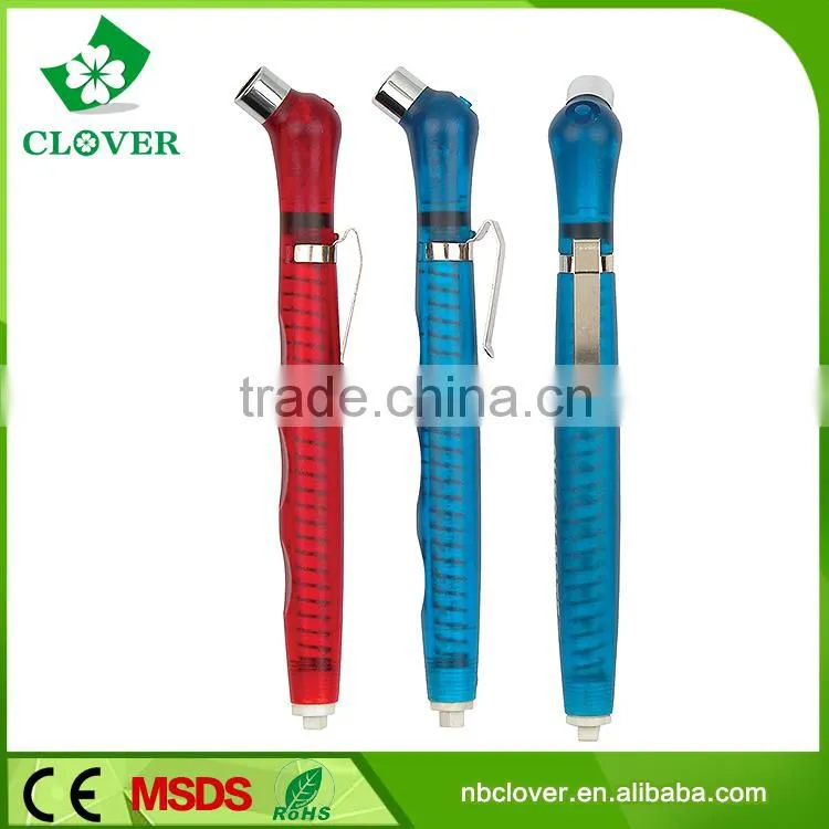 Pencil shape aluminum or plastic material car low pressure tire pressure gauge