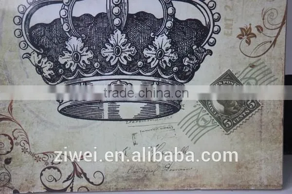 Vintage Wooden Wall Painting Hanging Decor