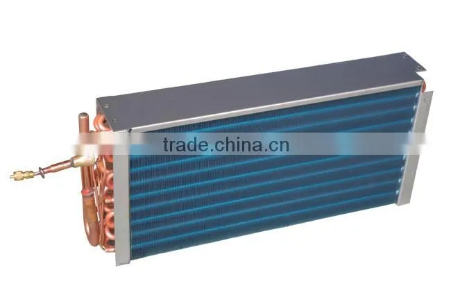 Air cooled evaporator heat exchanger