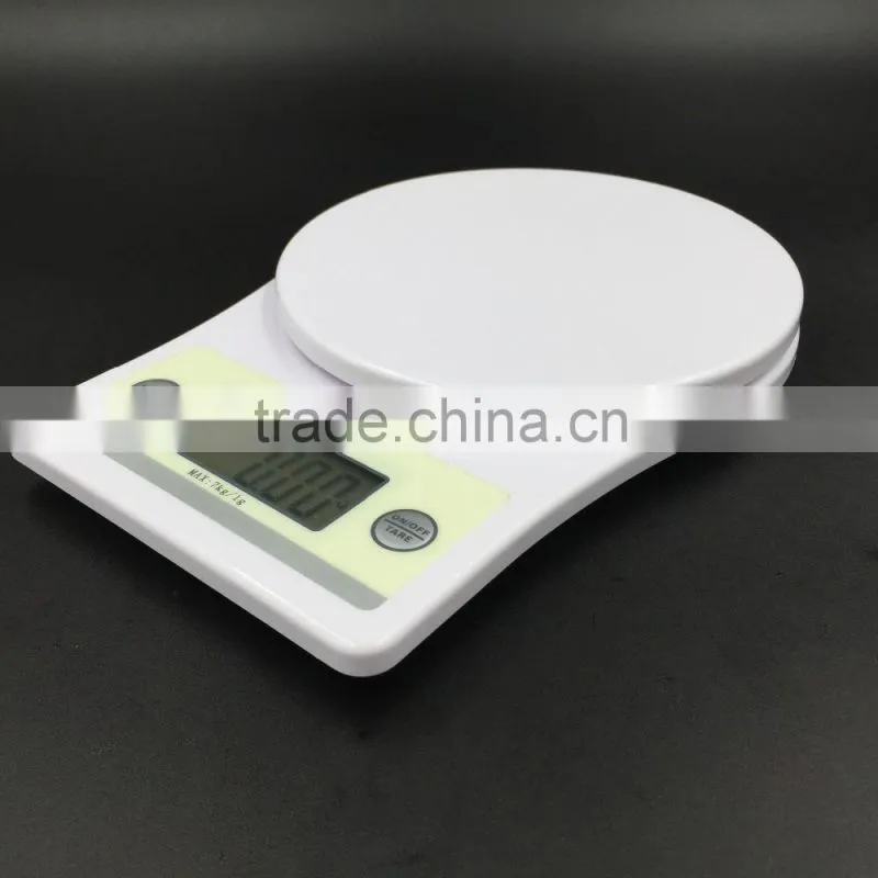 WeiHeng B15L lightweight ABS plastic digital weighting bake kitcen scale