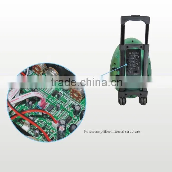 portable speaker with FM radio , Bluetooth, wireless MIC, solar energy portable speaker L-72
