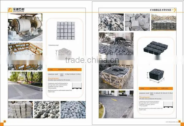 china natural black basalt paving stone
