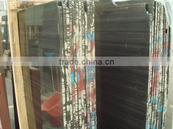Polished Natural Imperial Black Marble