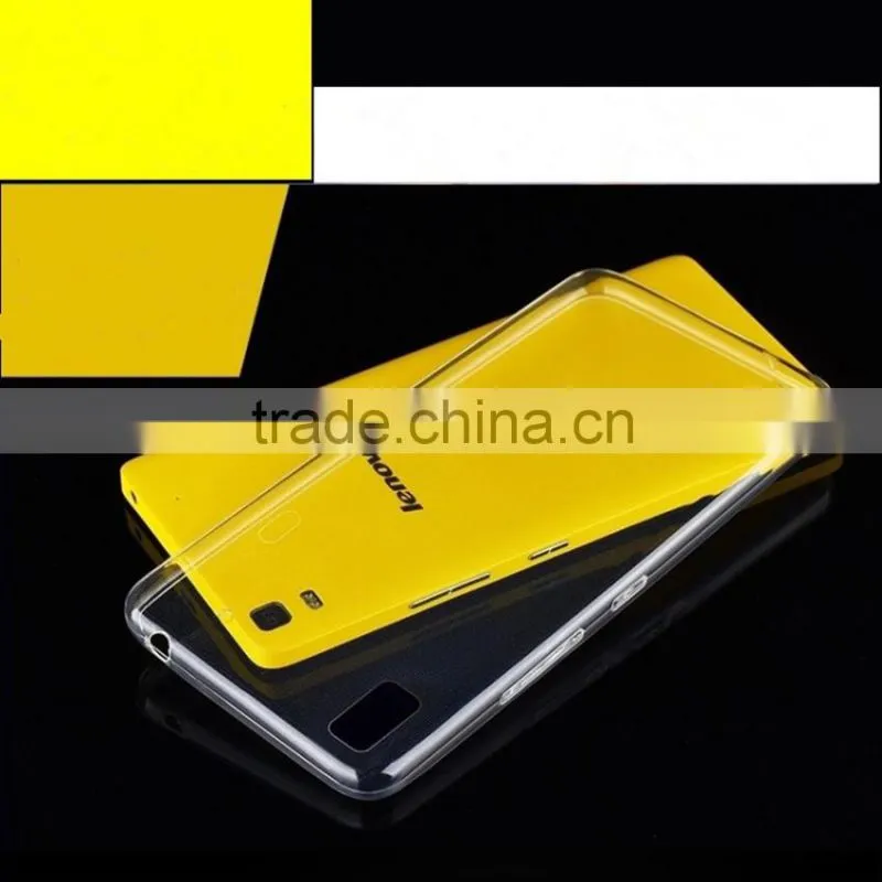 Ultra-thin back cover tpu clear soft rubber TPU gel Case For Lenovo K3