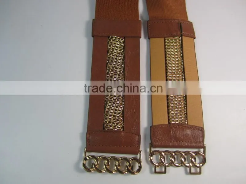 elastic chain decorative fashion ladies belt