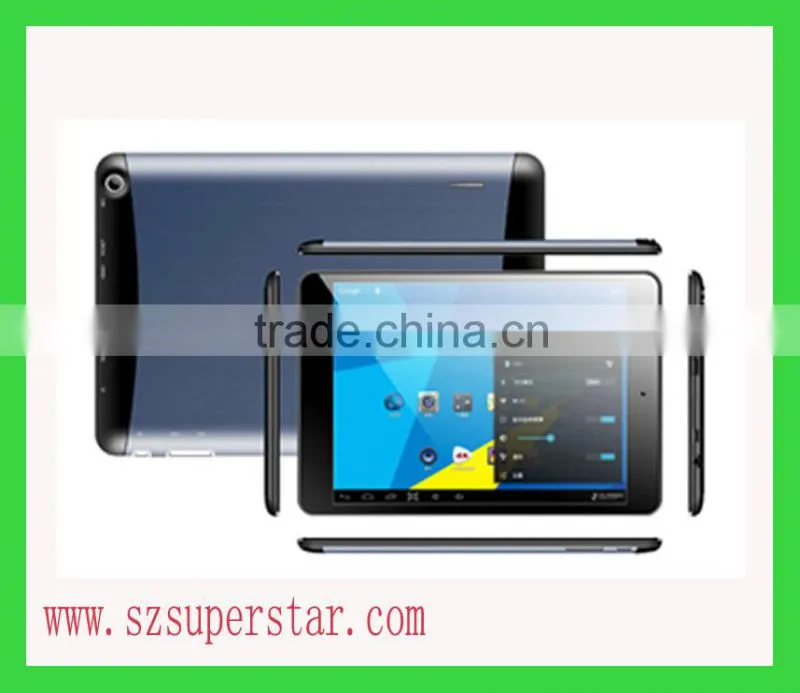 quad core phone calling tablet pc with 3g sim card slot built in MTK8382 quad core with 7.85 inch android 4.4 tablet pc