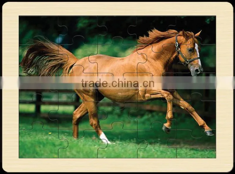 wooden puzzle with EN71