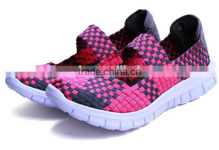 high quality women's woven shoes , casual sport shoes