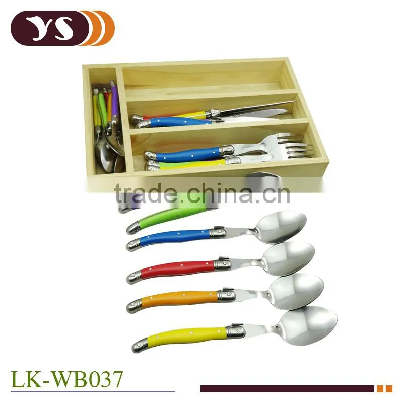 24pcs laguiole tableware set