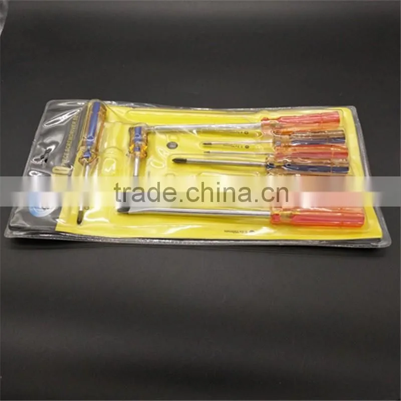 High quality Phillips,Hex,Slotted CRVand customized color handle screwdriver