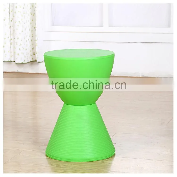 Short colorful plastic stools for sale
