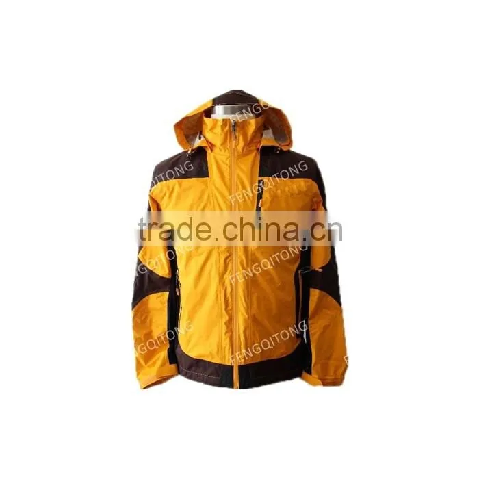 Functional technical sports hardshell jacket men Outdoor waterproof
