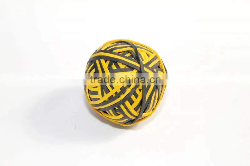New product OEM Color Custom Soft Rubber Band Ball , Solid Rubber Ball