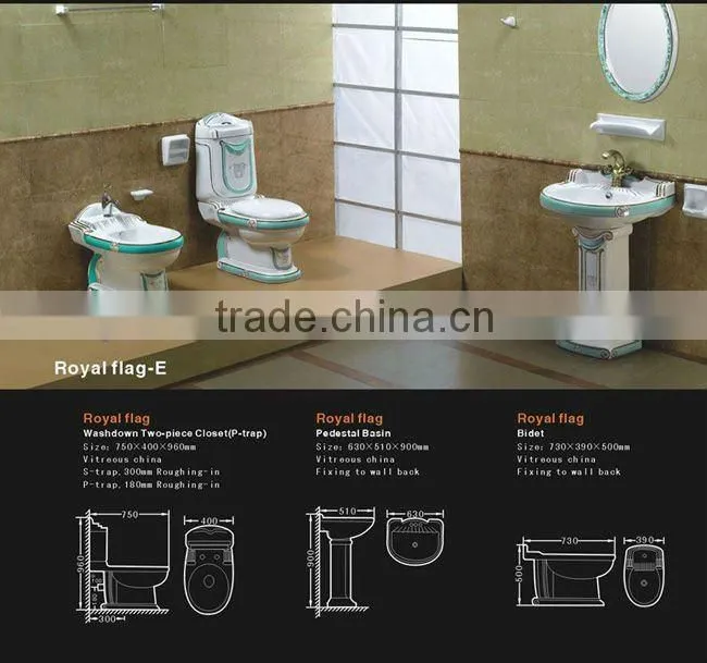 Hot selling Ceramic Bathroom Set 021