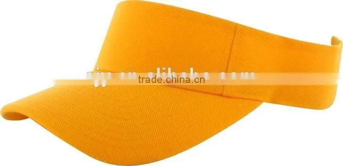Custom Sports Visor Caps Solid Color Plain Visor Caps Wholesale