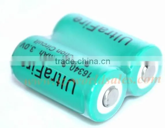 Rechargeable Ultrafire 16340 800mAh 3.0V Protection Circuit Battery
