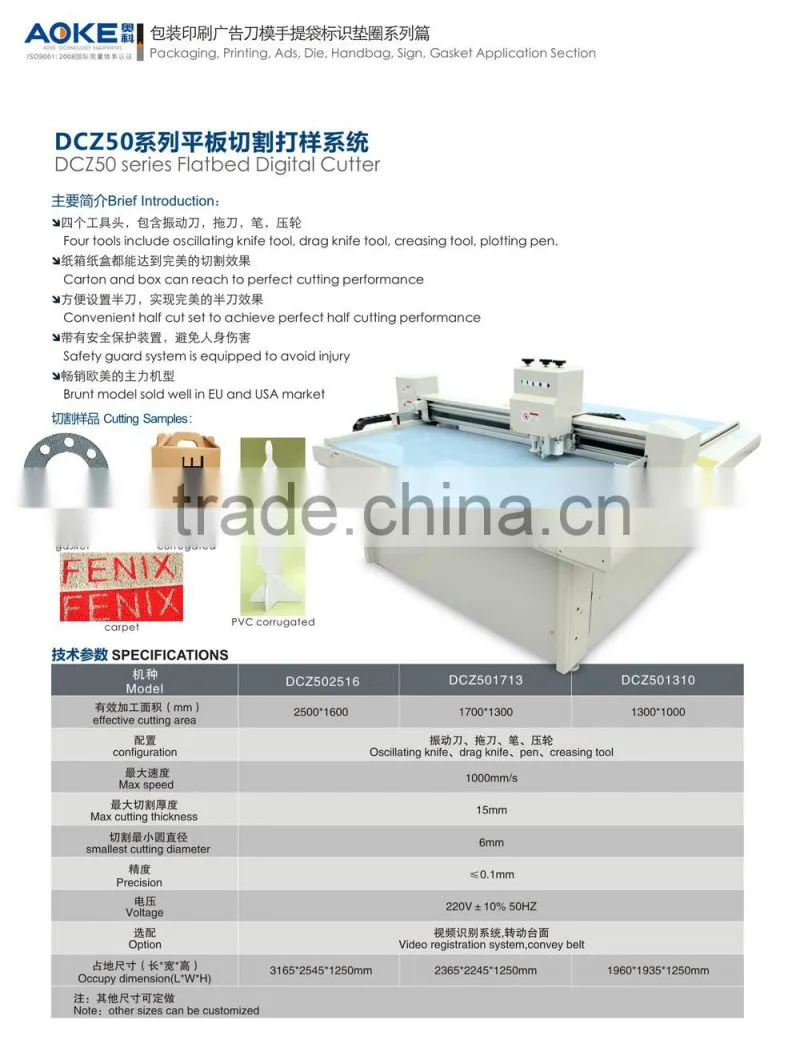 AOKE CARTON CUTTING MACHINERY