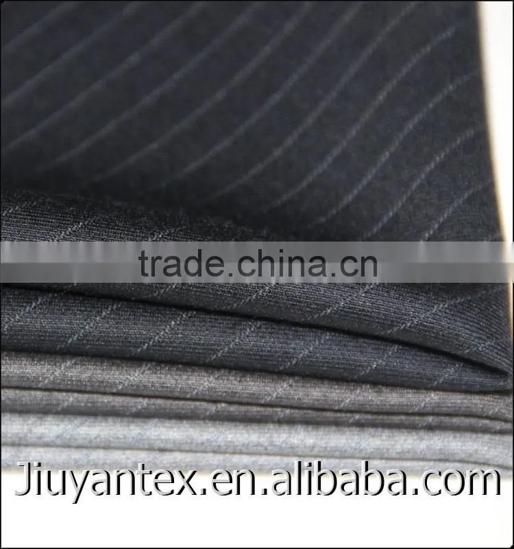 New trw man super wool cashmere stripe woven weave exclusive Indonesia fashion style lady coat pant suiting textile cloth fabric