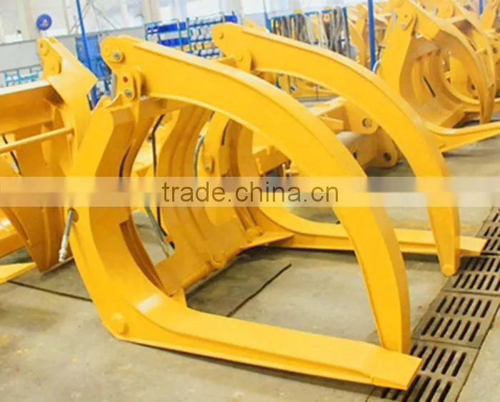 SDLG LG978 Wheel Loader Optional Equipment Big Quick-Change Log Grapple From OEM Factory