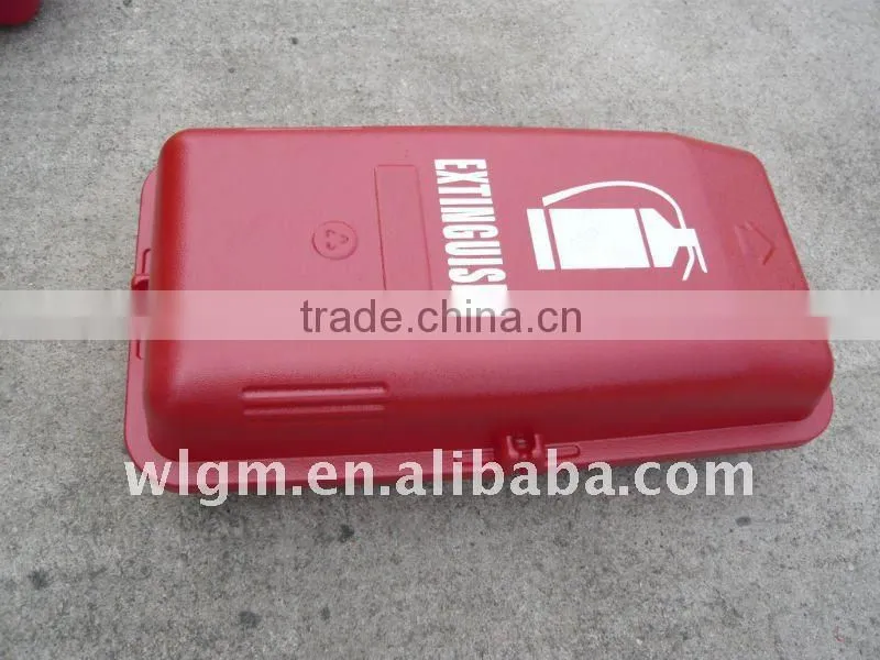 Fire extinguisher plastic box