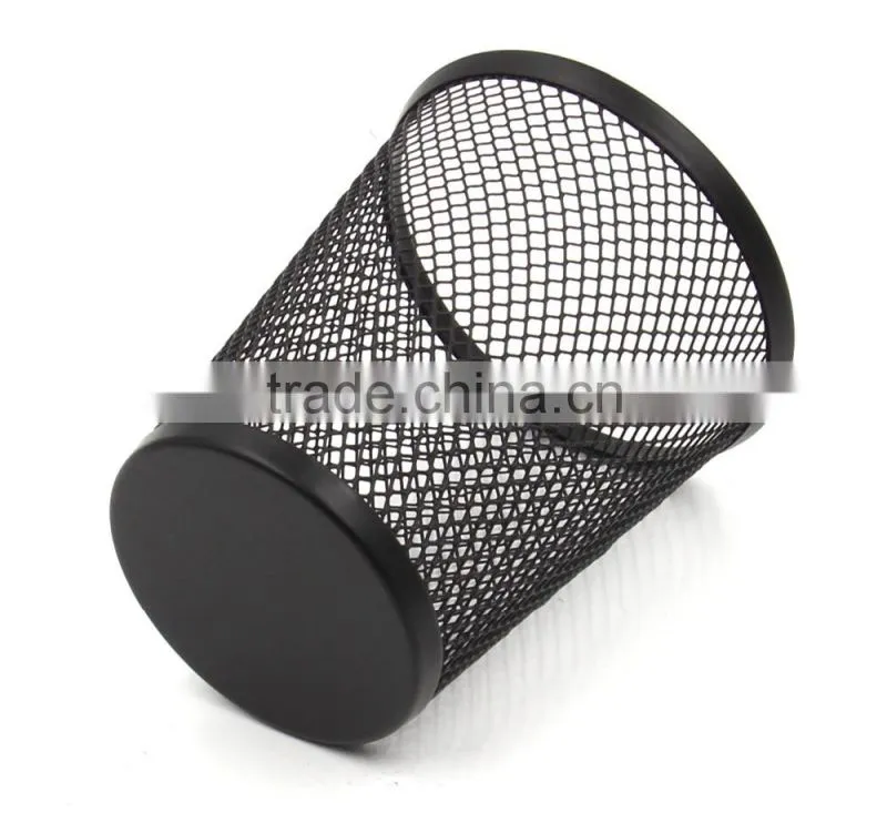 wholesale factory personalized metal mesh desktop pen holder