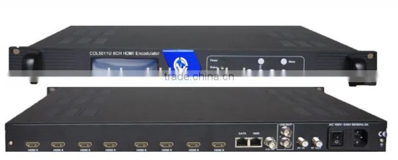 HD mpeg4 (hd mi) 8 in 4 dvb-c rf modulator COL5011U