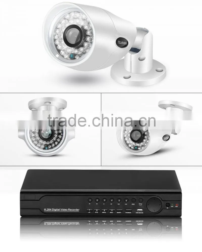Private OEM 4CH AHD 960P 1.3MP cctv camera system AHD DVR H.264