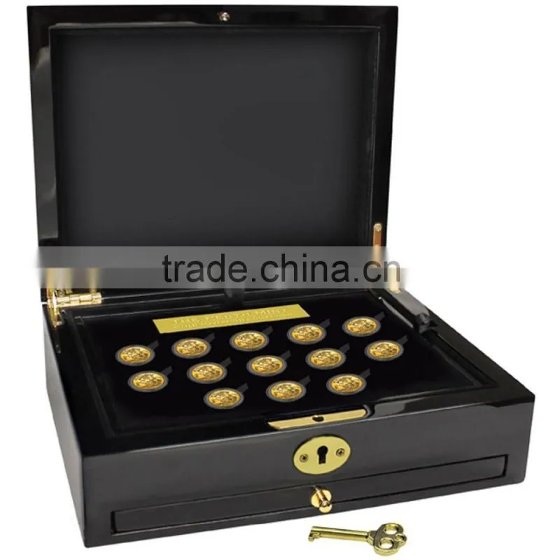 coin wooden box