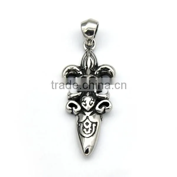 2016 Professional Mens Stainless Steel Cross Pendant Silver Vintage Charm Necklace Religious Jewelry