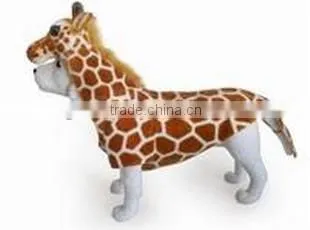 plush brown tiger pet coat dog clothes cat coat plush tiger pet cosplay costome plush pet clothes dog costumes cat cosplay coat