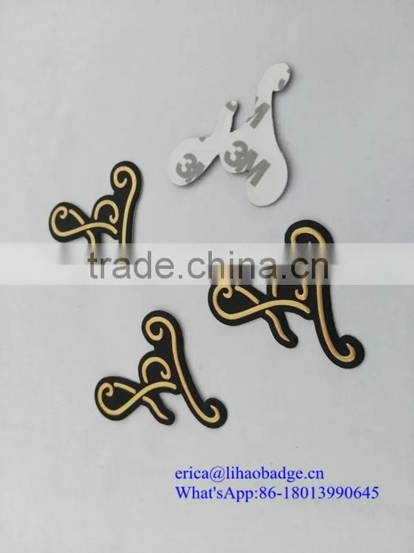 Custom plastic adhesive sticker logo