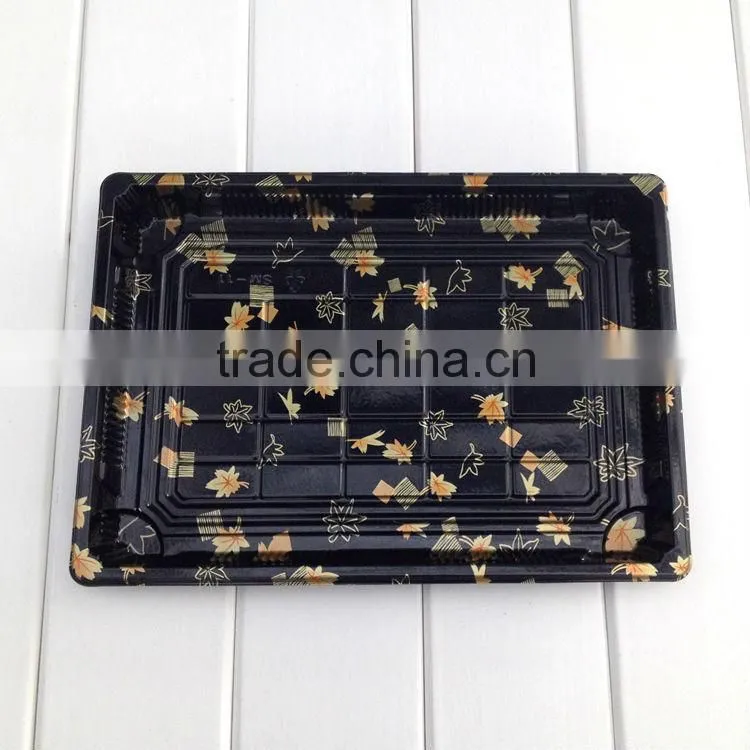 plastic sushi container food sushi packaging box Decorative pattern Sushi Boxes Plastic