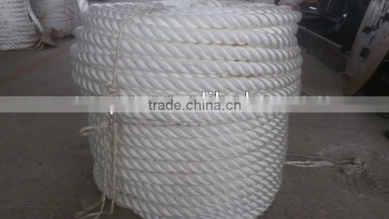 8 strand nylon rope/8 strand braid polypropylene rope/strands hawser rope for sale