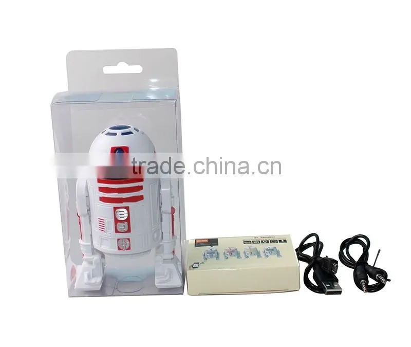 New Robot shape stereo promotional gift bluetooth speaker shenzhen